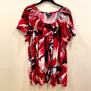 Ladies Short Sleeve Colorful Blouse by Style & Co.